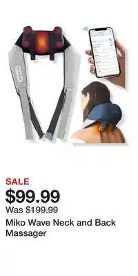 Ulta Beauty Miko Wave Neck and Back Massager offer
