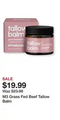 Ulta Beauty M3 Grass Fed Beef Tallow Balm offer