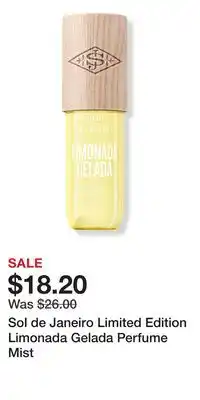 Ulta Beauty Sol de Janeiro Limited Edition Limonada Gelada Perfume Mist offer