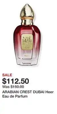 Ulta Beauty ARABIAN CREST DUBAI Heer Eau de Parfum offer