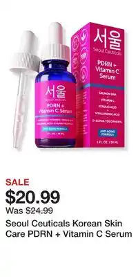 Ulta Beauty Seoul Ceuticals Korean Skin Care PDRN + Vitamin C Serum offer