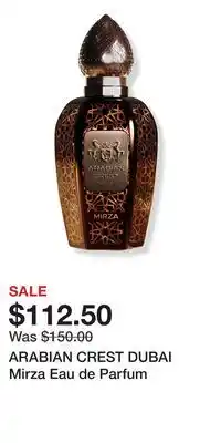 Ulta Beauty ARABIAN CREST DUBAI Mirza Eau de Parfum offer