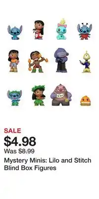 Game Stop Mystery Minis: Lilo and Stitch Blind Box Figures offer