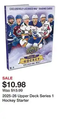 Game Stop 2025-26 Upper Deck Series 1 Hockey Starter offer