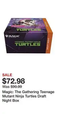 Game Stop Magic: The Gathering Teenage Mutant Ninja Turtles Draft Night Box offer