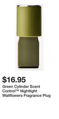 Bath & Body Works Green Cylinder Scent Control Nightlight Wallflowers Fragrance Plug offer