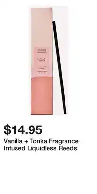 Bath & Body Works Vanilla + Tonka Fragrance Infused Liquidless Reeds offer