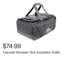 Costco Cascade Mountain Tech Expedition Duffel offer
