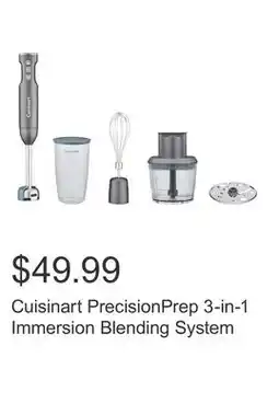 Costco Cuisinart PrecisionPrep 3-in-1 Immersion Blending System offer