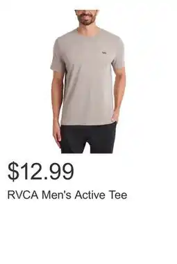 Costco RVCA Men's Active Tee offer