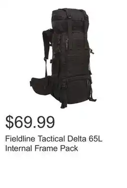 Costco Fieldline Tactical Delta 65L Internal Frame Pack offer