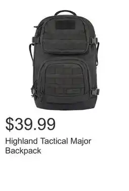 Costco Highland Tactical Major Backpack offer