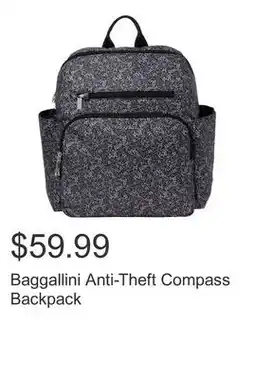 Costco Baggallini Anti-Theft Compass Backpack offer