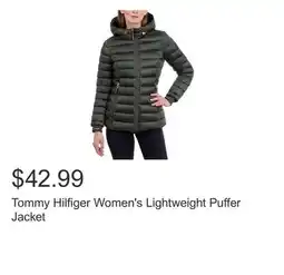 Costco Tommy Hilfiger Women's Lightweight Puffer Jacket offer
