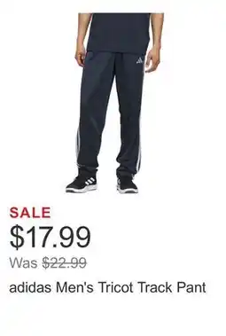 Costco adidas Men's Tricot Track Pant offer