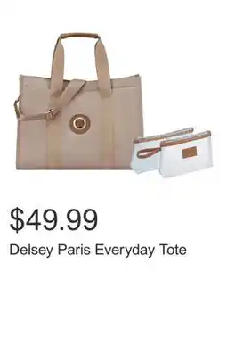 Costco Delsey Paris Everyday Tote offer