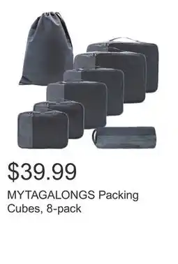 Costco MYTAGALONGS Packing Cubes, 8-pack offer