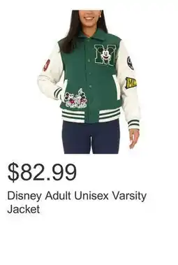 Costco Disney Adult Unisex Varsity Jacket offer