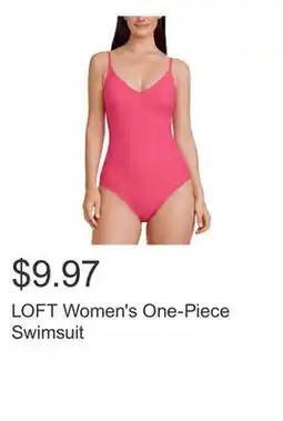 Costco LOFT Women's One-Piece Swimsuit offer