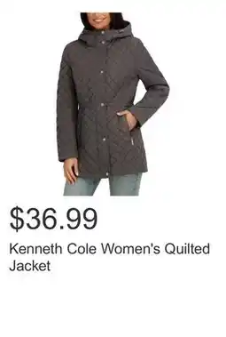 Costco Kenneth Cole Women's Quilted Jacket offer
