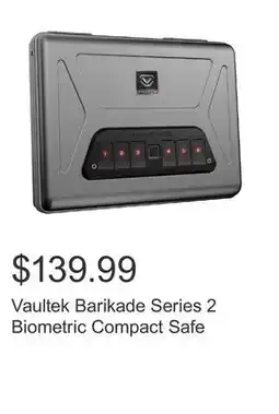 Costco Vaultek Barikade Series 2 Biometric Compact Safe offer