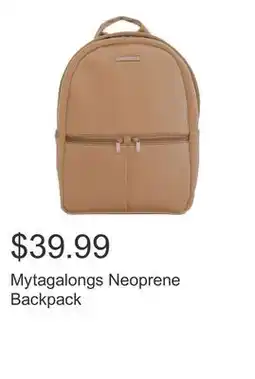 Costco Mytagalongs Neoprene Backpack offer