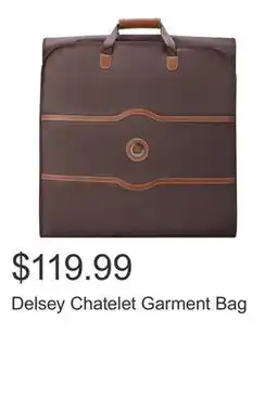 Costco Delsey Chatelet Garment Bag offer