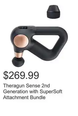 Costco Theragun Sense 2nd Generation with SuperSoft Attachment Bundle offer