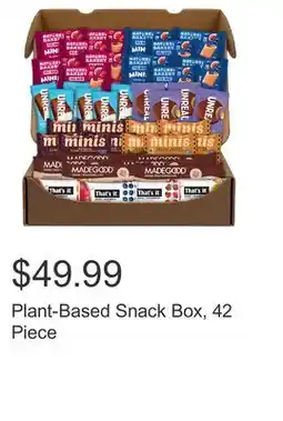 Costco Plant-Based Snack Box, 42 Piece offer