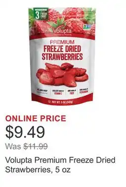 Costco Volupta Premium Freeze Dried Strawberries, 5 oz offer