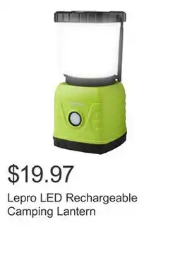 Costco Lepro LED Rechargeable Camping Lantern offer
