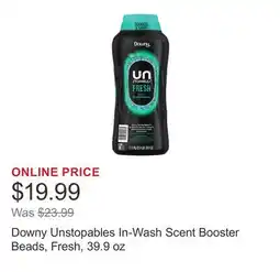 Costco Downy Unstopables In-Wash Scent Booster Beads, Fresh, 39.9 oz offer