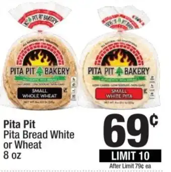 Pita Pit Pita Bread White or Wheat