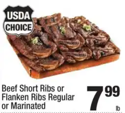 Super King Markets Beef Short Ribs or Flanken Ribs Regular or Marinated offer