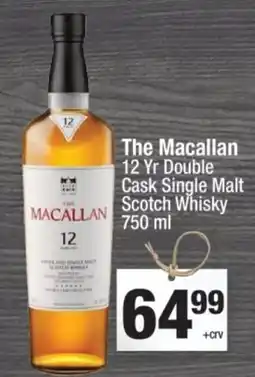 Super King Markets The Macallan 12 Yr Double Cask Single Malt Scotch Whisky offer