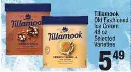 Super King Markets Tillamook old fashioned ice cream offer