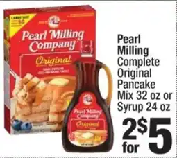 Super King Markets Pearl Milling Company Original Pancake Mix or Syrup offer