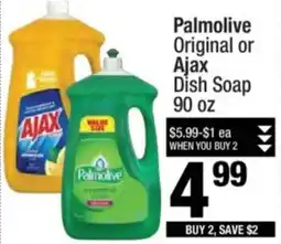 Super King Markets Palmolive Original or Ajax Dish Soap offer