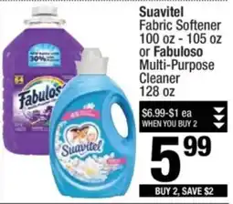 Super King Markets Suavitel Fabric Softener or Fabuloso Multi-Purpose Cleaner offer
