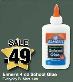 Bi-Mart Elmer's School Glue offer