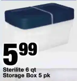 Bi-Mart Sterilite storage box offer