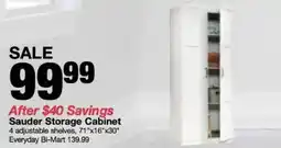 Bi-Mart Sauder Storage Cabinet offer