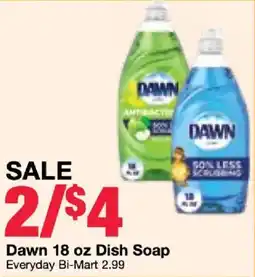Bi-Mart Dawn dish soap offer