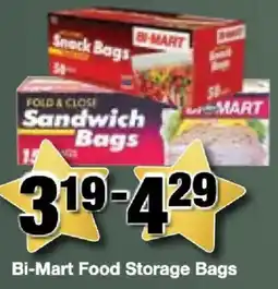 Bi-Mart Bi-Mart Food Storage Bags offer