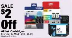 Bi-Mart All Ink Cartridges offer