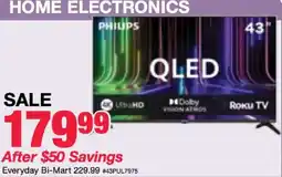Bi-Mart Philips Qled Tv offer