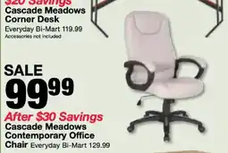 Bi-Mart Cascade Meadows Contemporary Office Chair offer