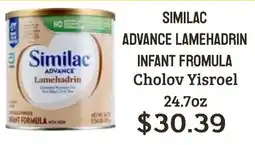 Seven Mile Market Similac advance lamehadrin infant formula offer