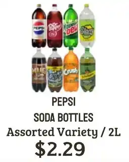 Seven Mile Market Pepsi Soda Bottles offer