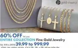 Boscov's Gold Classics Fine Gold Jewelry offer
